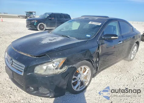 2014 Nissan Maxima S z USA, uszkodzony, nr VIN 1N4AA5AP1EC469717